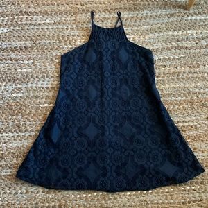 💙SUGAR LIPS Navy Blue Lace Dress